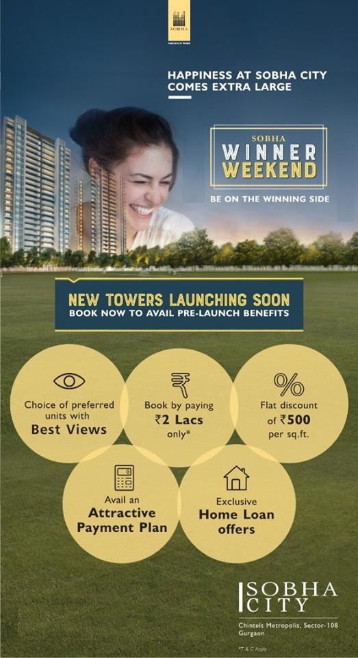 New towers Launching Soon At Sobha City